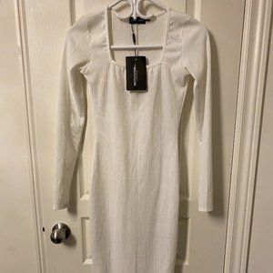 Long Sleeve Midi Bodycon Dress